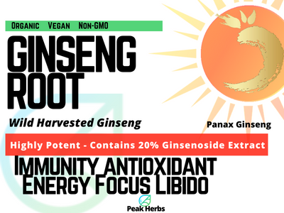 Organic Panax Ginseng Extract - Root of Immortality