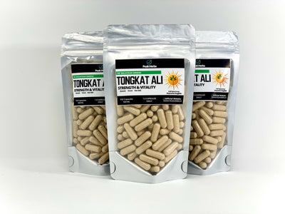 Organic Tongkat Capsules - 5000mg 10x Potency Hormone Strength Libido Fertility